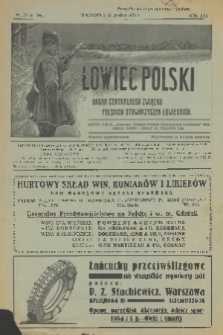 Łowiec Polski : pismo tygodniowe : organ Centralnego Związku Polskich Stowarzyszeń Łowieckich. R.21, 1928, nr 51-52