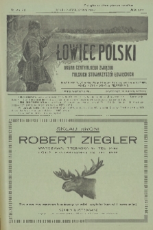 Łowiec Polski : pismo tygodniowe : organ Centralnego Związku Polskich Stowarzyszeń Łowieckich. R.22, 1929, nr 28