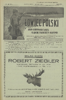 Łowiec Polski : pismo tygodniowe : organ Centralnego Związku Polskich Stowarzyszeń Łowieckich. R.22, 1929, nr 36