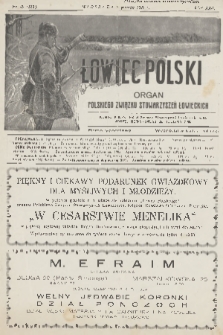 Łowiec Polski : pismo tygodniowe : organ Centralnego Związku Polskich Stowarzyszeń Łowieckich. R.22, 1929, nr 49