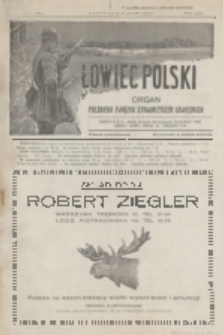 Łowiec Polski : pismo tygodniowe : organ Centralnego Związku Polskich Stowarzyszeń Łowieckich. R.22, 1929, nr 52