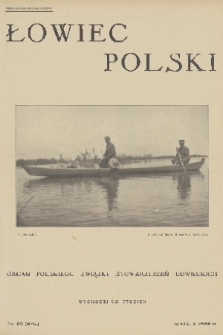 Łowiec Polski : organ Polskiego Związku Stowarzyszeń Łowieckich. 1932, nr 20