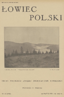 Łowiec Polski : organ Polskiego Związku Stowarzyszeń Łowieckich. 1932, nr 43