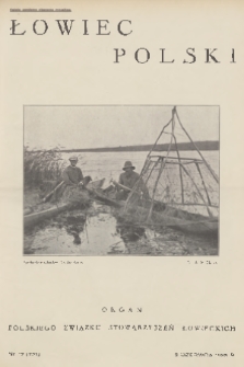 Łowiec Polski : organ Polskiego Związku Stowarzyszeń Łowieckich. 1933, nr 17