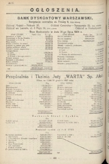Ogłoszenia [dodatek do Dziennika Urzędowego Ministerstwa Skarbu]. 1924, nr 27