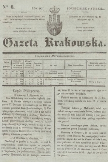 Gazeta Krakowska. 1837, nr 6