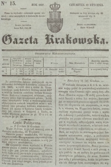 Gazeta Krakowska. 1837, nr 15