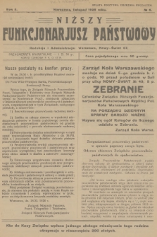 Niższy Funkcjonariusz Państwowy. R.2, 1926, № 6