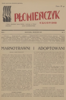 Płomieńczyk : czasopismo. R.1, 1937, nr 7
