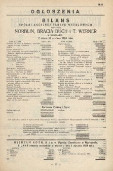 Ogłoszenia [dodatek do Dziennika Urzędowego Ministerstwa Skarbu]. 1926, nr 3