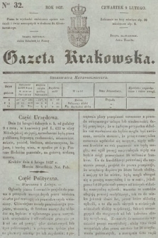 Gazeta Krakowska. 1837, nr 32