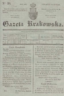 Gazeta Krakowska. 1837, nr 38