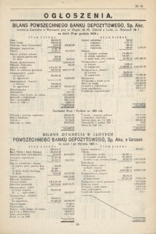 Ogłoszenia [dodatek do Dziennika Urzędowego Ministerstwa Skarbu]. 1926, nr 10