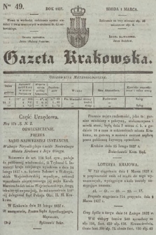 Gazeta Krakowska. 1837, nr 49