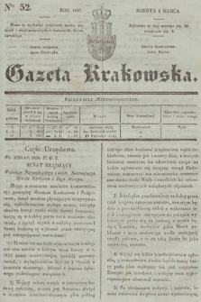 Gazeta Krakowska. 1837, nr 52