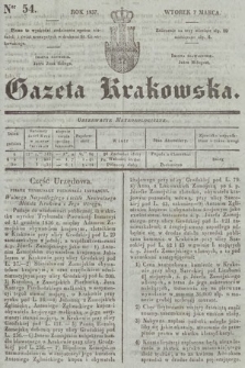 Gazeta Krakowska. 1837, nr 54