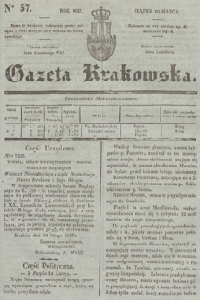 Gazeta Krakowska. 1837, nr 57