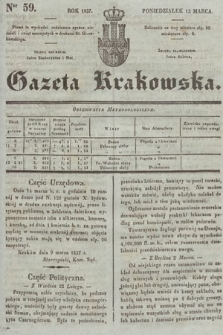 Gazeta Krakowska. 1837, nr 59