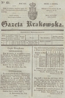 Gazeta Krakowska. 1837, nr 61
