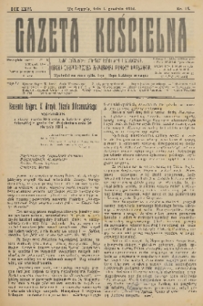 Gazeta Kościelna : pismo poświęcone sprawom kościelnym i społecznym : organ Towarzystwa Wzajemnej Pomocy Kapłanów. R.26, 1919, nr 15