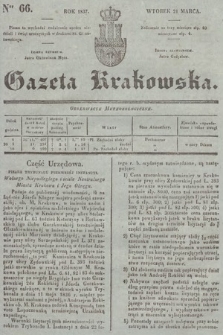 Gazeta Krakowska. 1837, nr 66