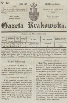 Gazeta Krakowska. 1837, nr 69