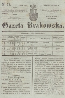 Gazeta Krakowska. 1837, nr 71