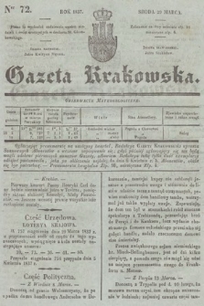 Gazeta Krakowska. 1837, nr 72