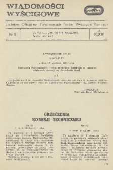 Wiadomości Wyścigowe : biuletyn oficjalny Państwowych Torów Wyścigów Konnych. 1981, nr 5