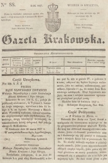 Gazeta Krakowska. 1837, nr 88