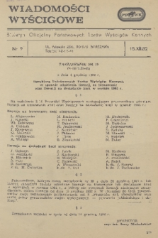 Wiadomości Wyścigowe : biuletyn oficjalny Państwowych Torów Wyścigów Konnych. 1982, nr 9