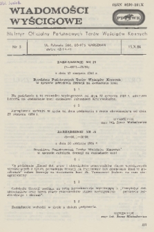 Wiadomości Wyścigowe : biuletyn oficjalny Państwowych Torów Wyścigów Konnych. 1984, nr 5