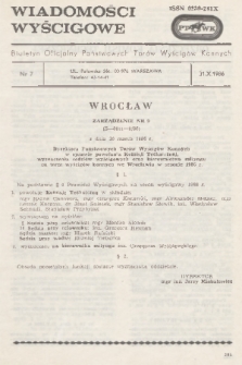 Wiadomości Wyścigowe : biuletyn oficjalny Państwowych Torów Wyścigów Konnych. 1986, nr 7