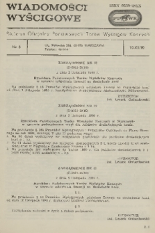 Wiadomości Wyścigowe : biuletyn oficjalny Państwowych Torów Wyścigów Konnych. 1990, nr 8