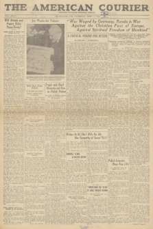 The American Courier. 1940, Vol.2, No 4