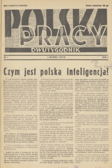 Polska Pracy. 1939, R.1, nr 1