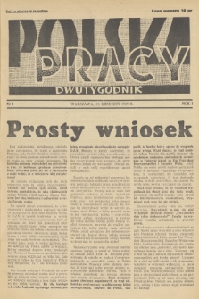 Polska Pracy. 1939, R.1, nr 4