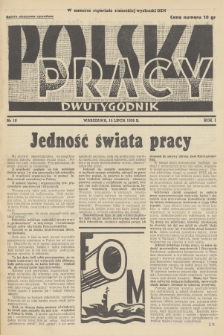Polska Pracy. 1939, R.1, nr 10