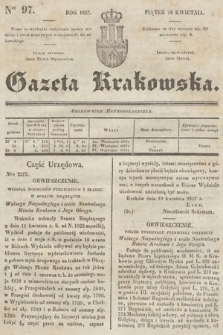 Gazeta Krakowska. 1837, nr 97