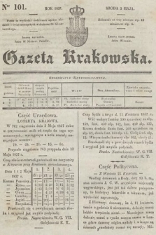 Gazeta Krakowska. 1837, nr 101