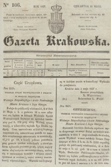 Gazeta Krakowska. 1837, nr 106