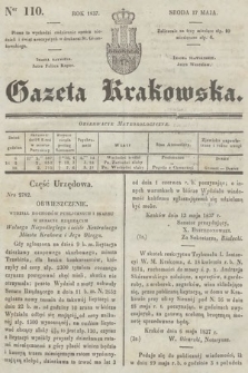 Gazeta Krakowska. 1837, nr 110