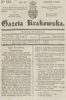 Gazeta Krakowska. 1837, nr 111