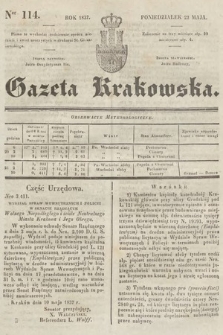 Gazeta Krakowska. 1837, nr 114