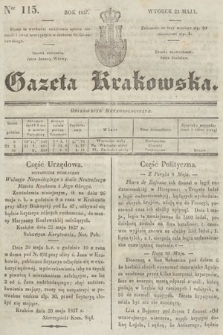 Gazeta Krakowska. 1837, nr 115