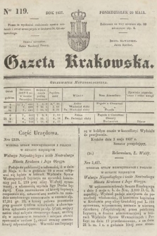 Gazeta Krakowska. 1837, nr 119