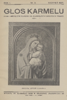 Głos Karmelu : pismo miesięczne Zakonu OO. Karmelitów Bosych w Polsce. R.1, 1927, nr 2