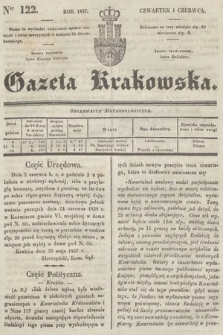 Gazeta Krakowska. 1837, nr 122