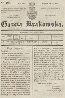 Gazeta Krakowska. 1837, nr 123