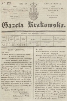 Gazeta Krakowska. 1837, nr 124